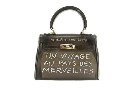 sac hermes un voyage au pays des merveilles|Sac HERMES un voyage au pays des merveilles.